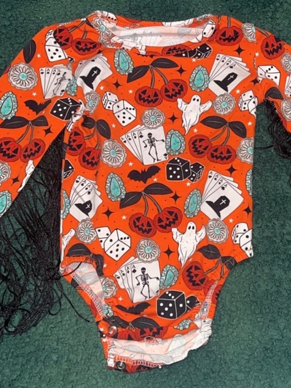 Haunted honky tonk fringe Leo/top